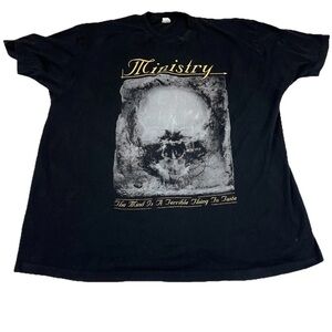 Ministry The Mind Is a Terrible Thing to Taste Tour T Shirt Black 3XL